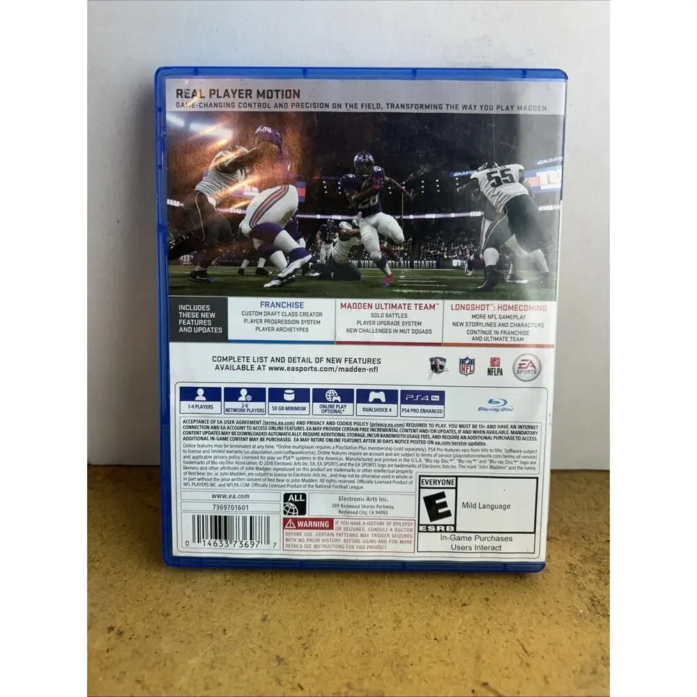 Madden NFL 19 PS4 SteelBook Collector's Edition Football Game